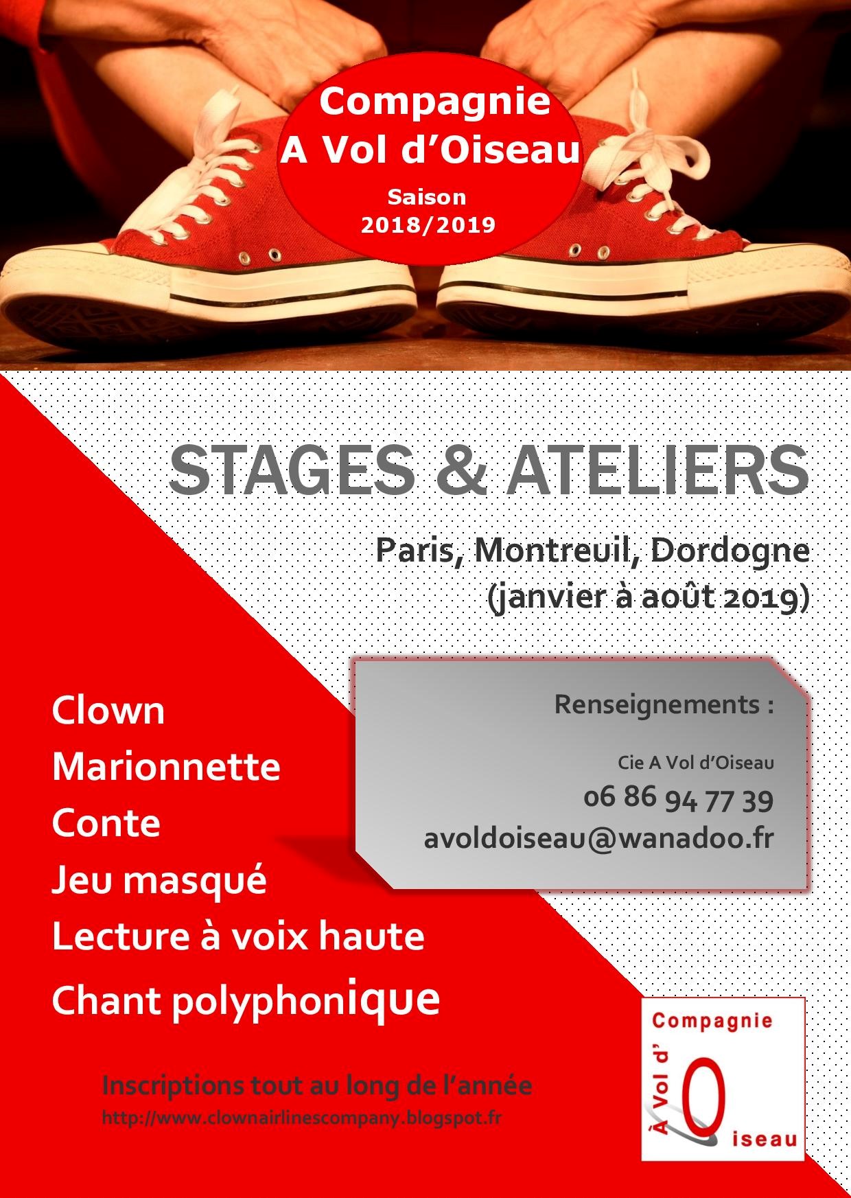 Affiche Stages A4