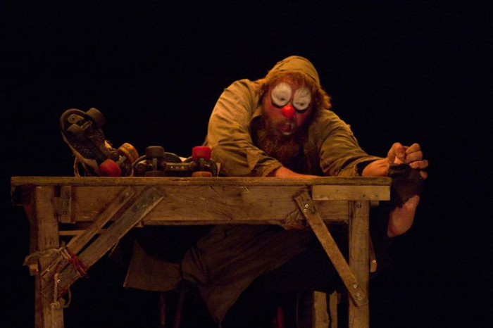 Le clown Le Boudu, alias Bonaventure Gacon dans "Par le Boudu". Crédit photo : Jean-Pierre Estournet Le clown Le Boudu, alias Bonaventure Gacon dans "Par le Boudu". Crédit photo : Jean-Pierre Estournet