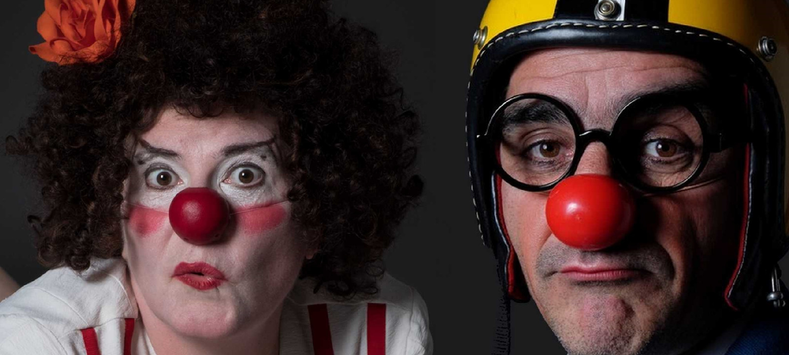 On va s’faire vireR ! Duo de clowns travailleurs !  De et avec Stéphanie Djoudi-Guiraudon (alias Monique) et Jean-Christophe CHAPON (alias Boulon). Crédit photo : DR