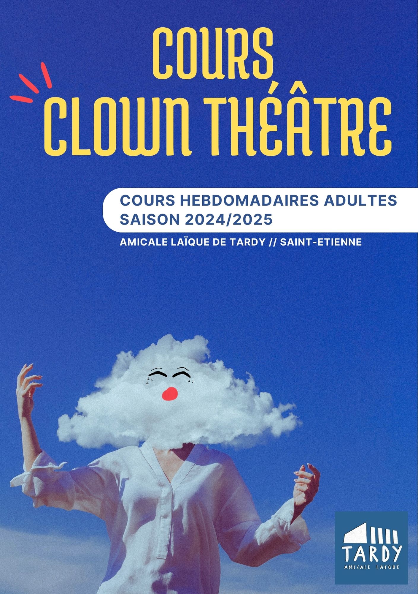 Saison 24/25 cours hebdomadaires clowns Saint Etienne