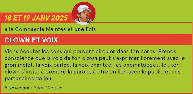 Clown et voix