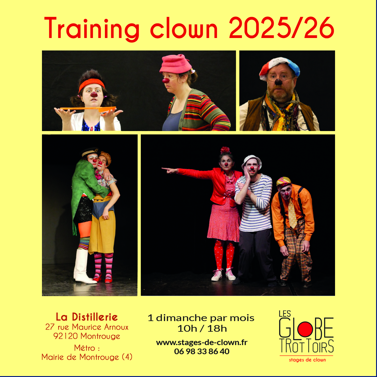 Training clown Montrouge