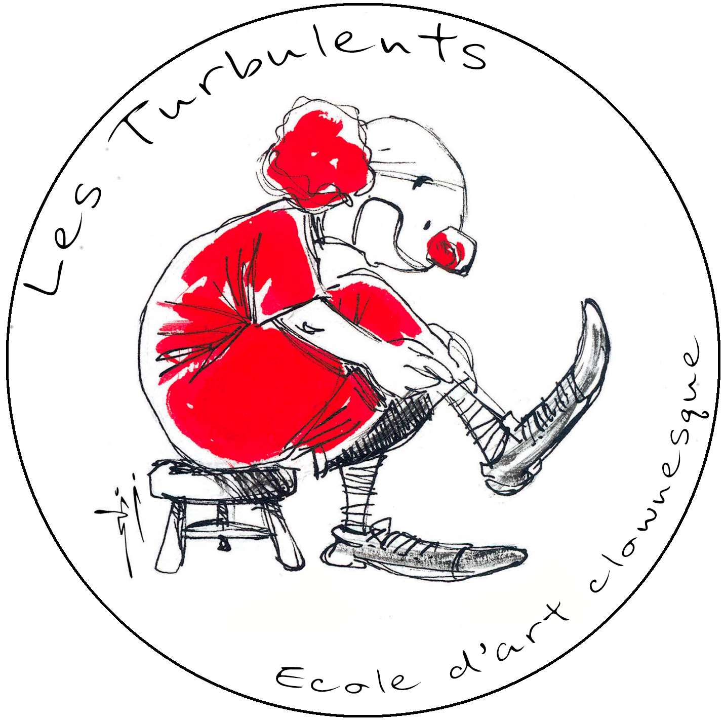 Les Turbulents clown