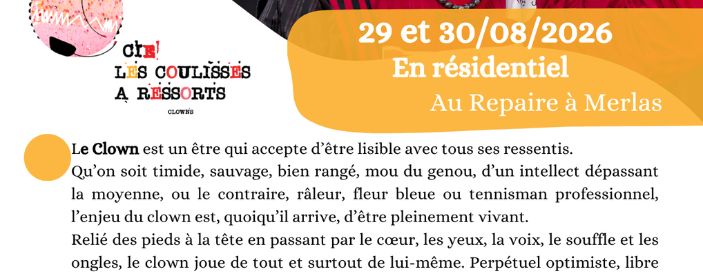Le jeu clownesque