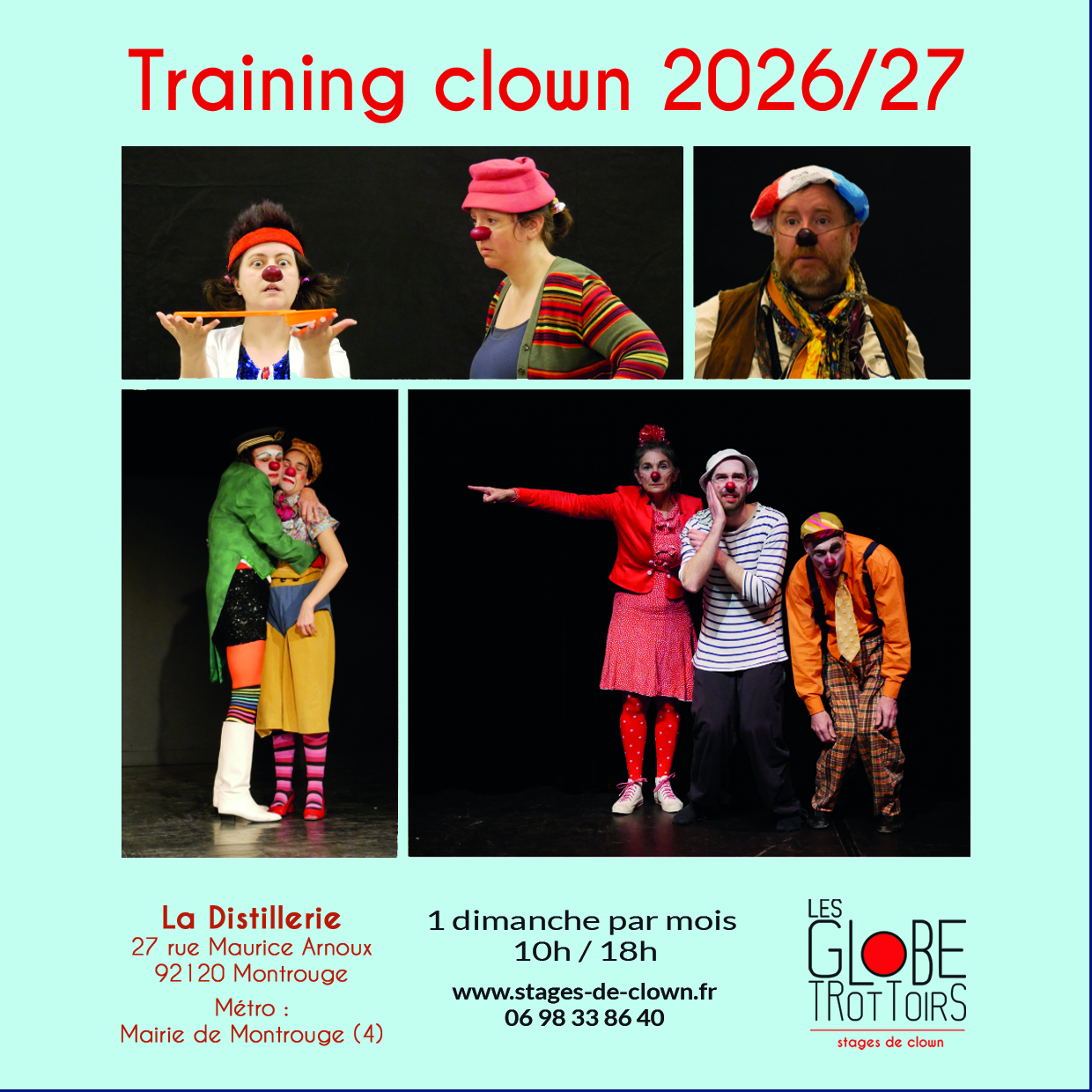 Training clown Montrouge