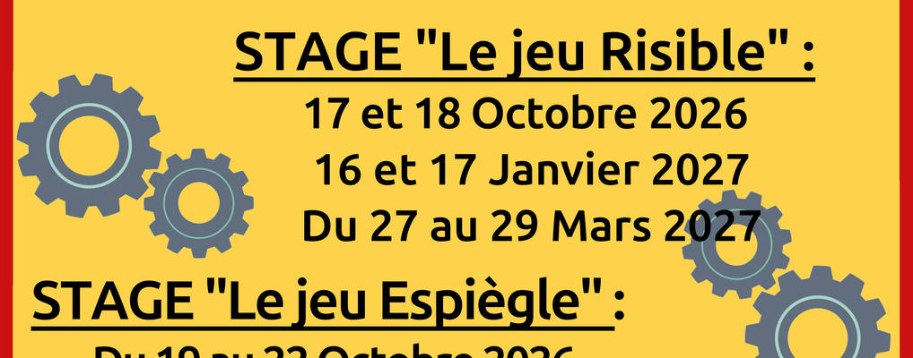 Stage de clown-bouffon- théâtre burlesque: le jeu risible 
